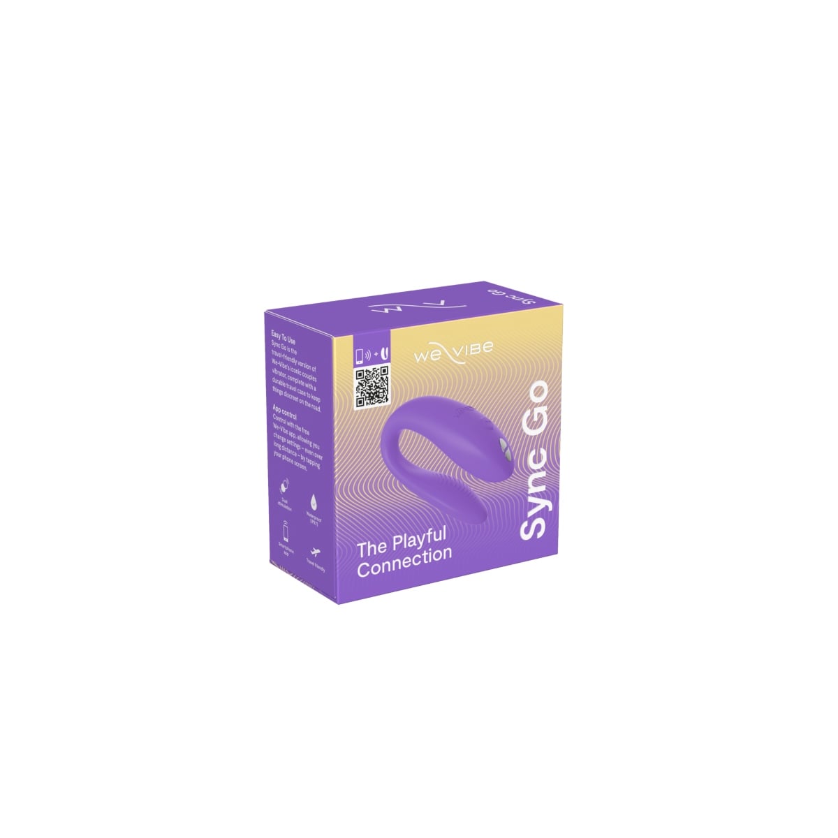 We-Vibe Sync Go App Controlled Couples Vibrator - Light Purple