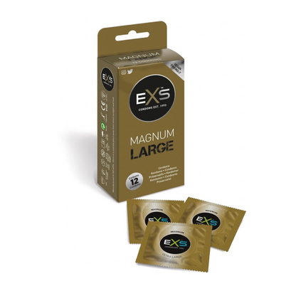 EXS Magnum Condoms 12 Pack - Large Condoms