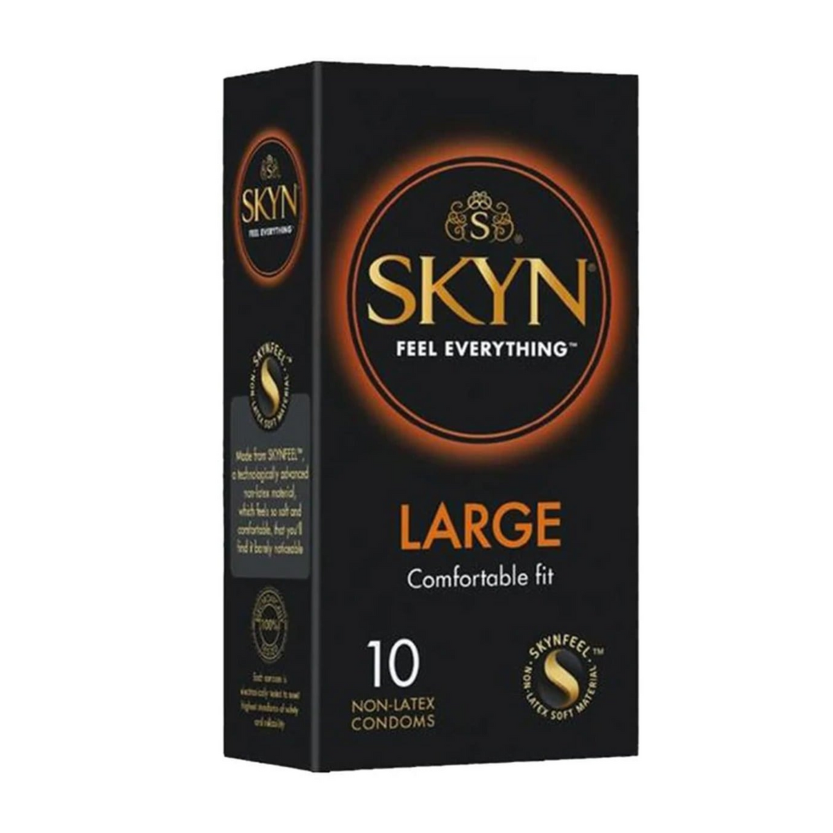 SKYN Large Non-Latex Condoms 10 Pack - Latex Free