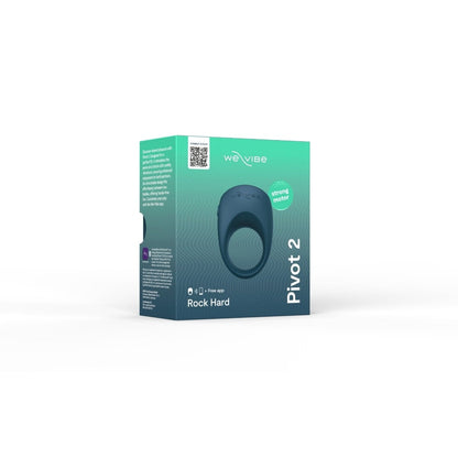 We-Vibe Pivot 2 Vibrating Cock Ring For Couples - Slate