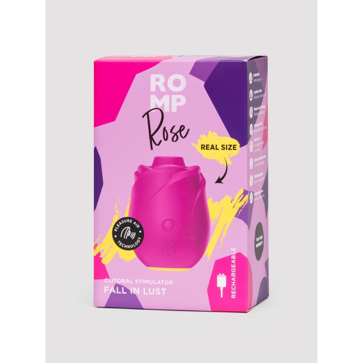 ROMP Rose 2.0 Clitoral Stimulator - Rechargeable Pleasure Air Toy